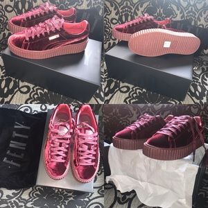 Fenty Creeper Velvet Sneakers